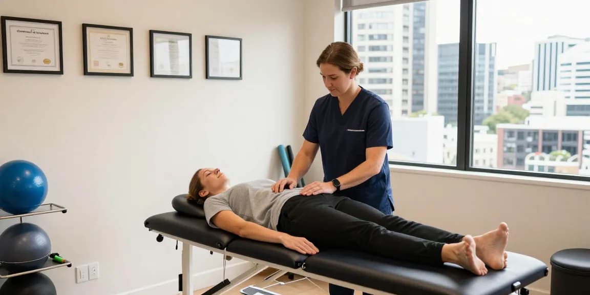 Sydney chiropractor providing personalized care in a tranquil clinic environment.