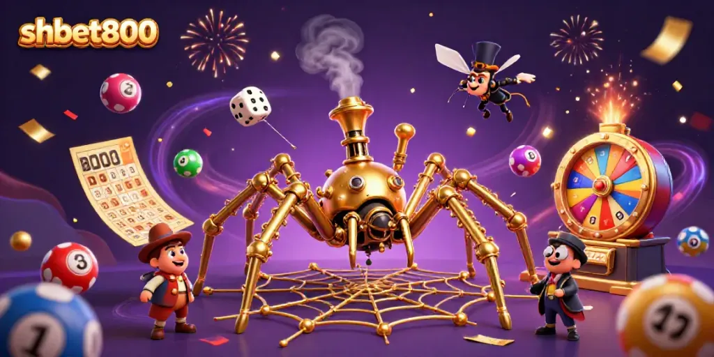 Catch exciting moments with shbet800 as a golden spider weaves a web of fortune and fun.