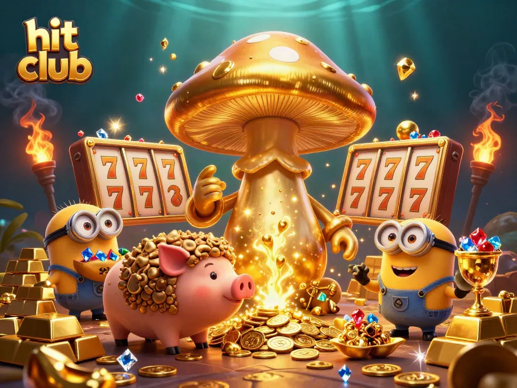 Engage in thrilling gaming action at hit club with enchanting characters and slot machine excitement.