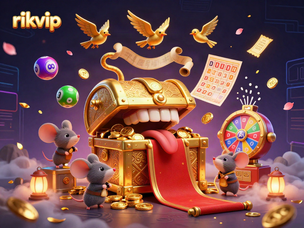 Join the adventure at rikvip with thrilling jackpots, colorful lottery balls, and dynamic prize wheels!