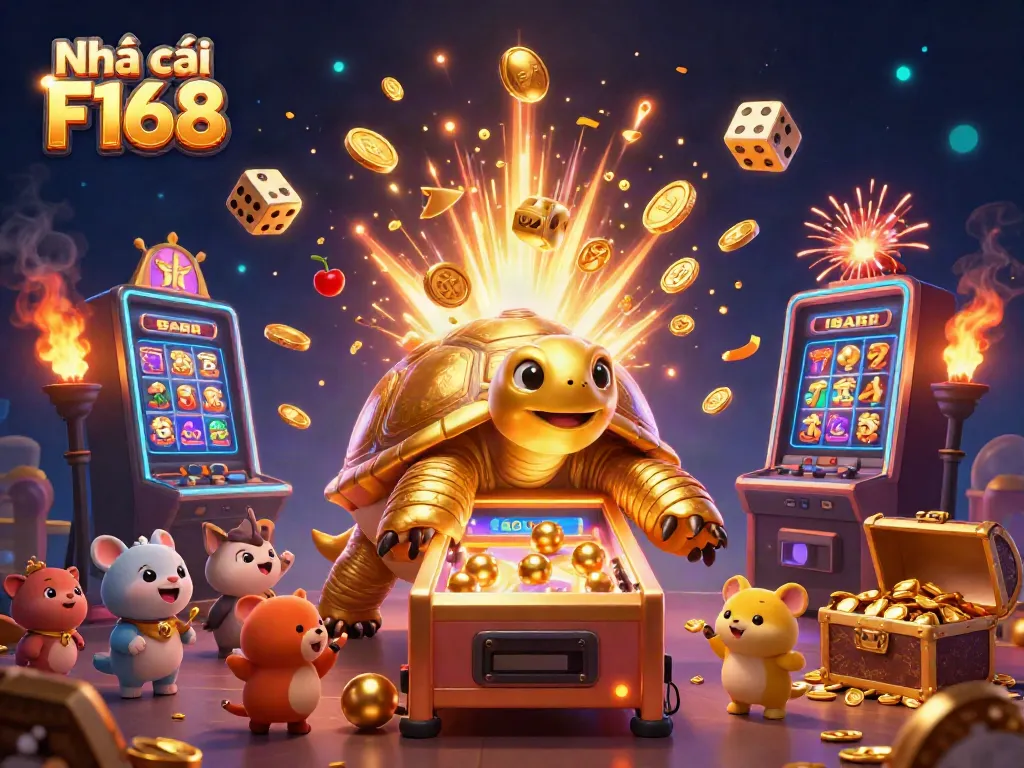 Join the fun with Nhà cái F168's engaging pinball machine casino experience, colorful visuals, and exciting game elements.