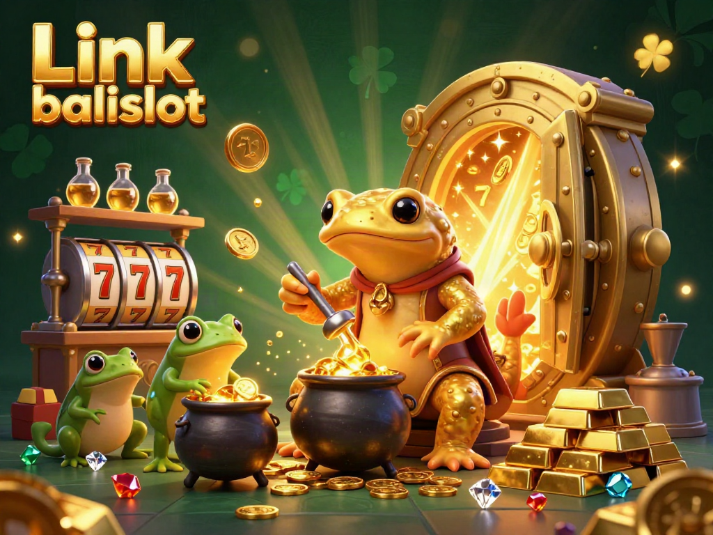 Engage with the thrilling world of Link balislot featuring a golden salamander alchemist and dynamic slot elements