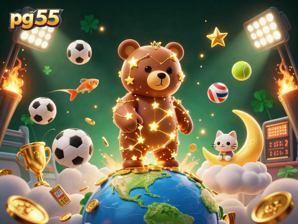 Experience thrilling wins with pg 55, a vibrant gaming scene capturing the excitement of gambling.