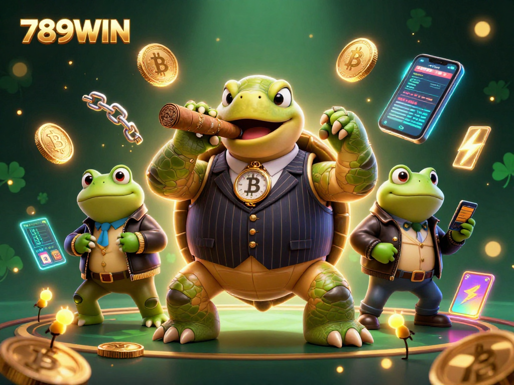 Experience strategic gameplay at 789WIN with colorful characters and vibrant casino elements.