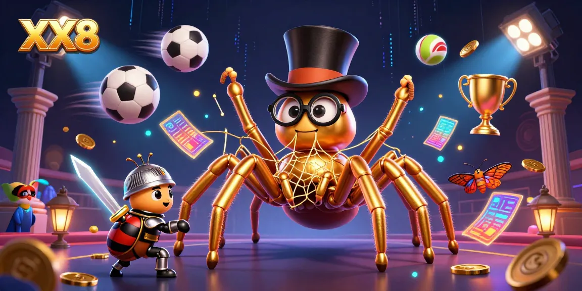 Engage with XX8's thrilling online casino environment featuring lively characters and exciting gaming elements