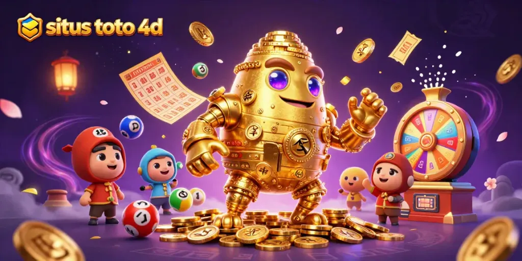 Engage with the exciting situs toto 4d lottery experience featuring vibrant characters and dynamic elements.