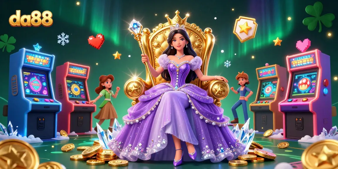 Engage with da88's vibrant casino scene featuring stunning characters and dynamic gaming action.