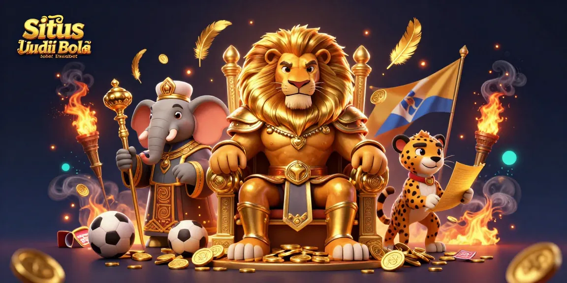 Situs Judi Bola Sbobet Dewabet showcases vibrant sports betting elements in a rich, dynamic 3D scene.