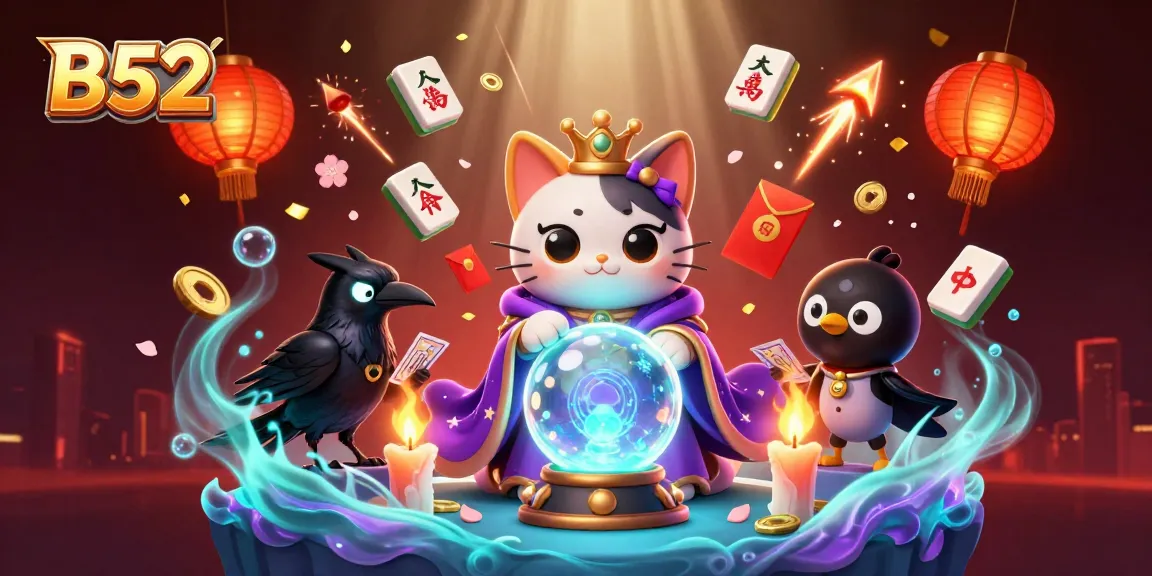 Experience thrilling gameplay at B52 with mystical characters and vibrant casino elements.