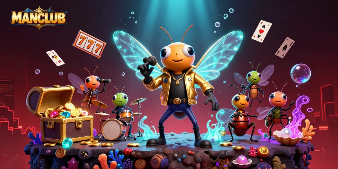 Experience exciting gameplay at MANCLUB with vibrant characters and thrilling casino elements