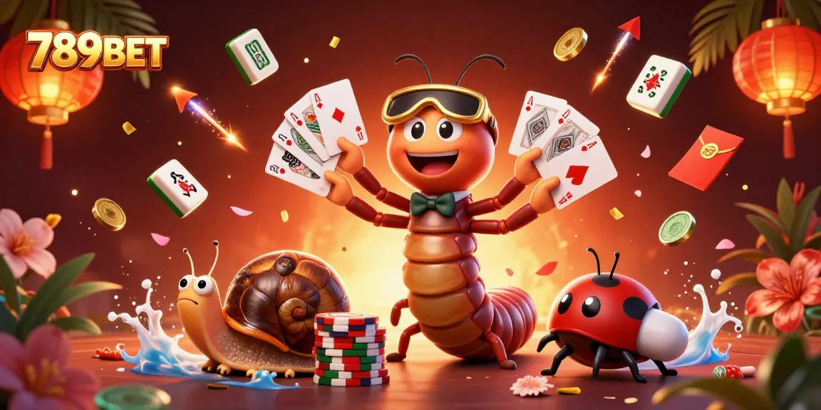 Experience the thrill of 789BET with vibrant casino characters and dynamic game elements.