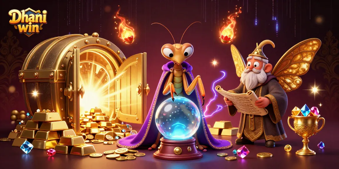 Dhani win players fortune telling with games and treasures in a vibrant casino setting