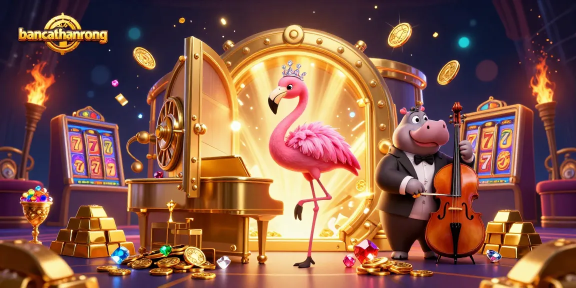 Experience vibrant casino action with bancathanrong's lounge singer and hippo bassist. Join the fun!