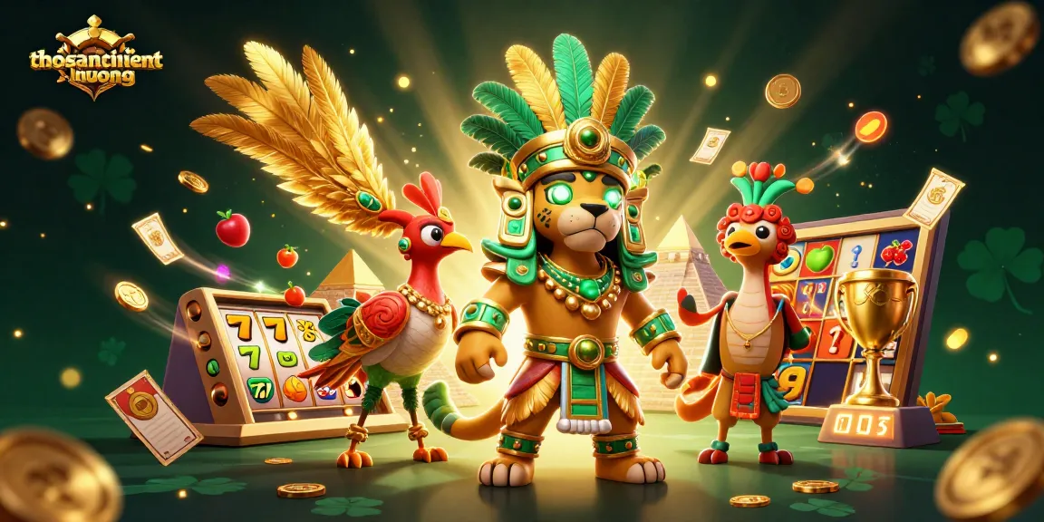 Experience thosantienthuong's thrilling slot adventure with vibrant 3D characters and dynamic game elements.