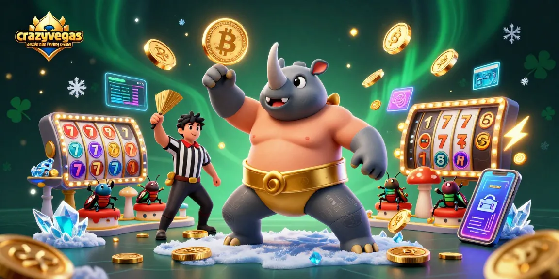 Experience the thrill of gambling at the crazyvegas aussie real money casino with our dynamic 3D illustration!