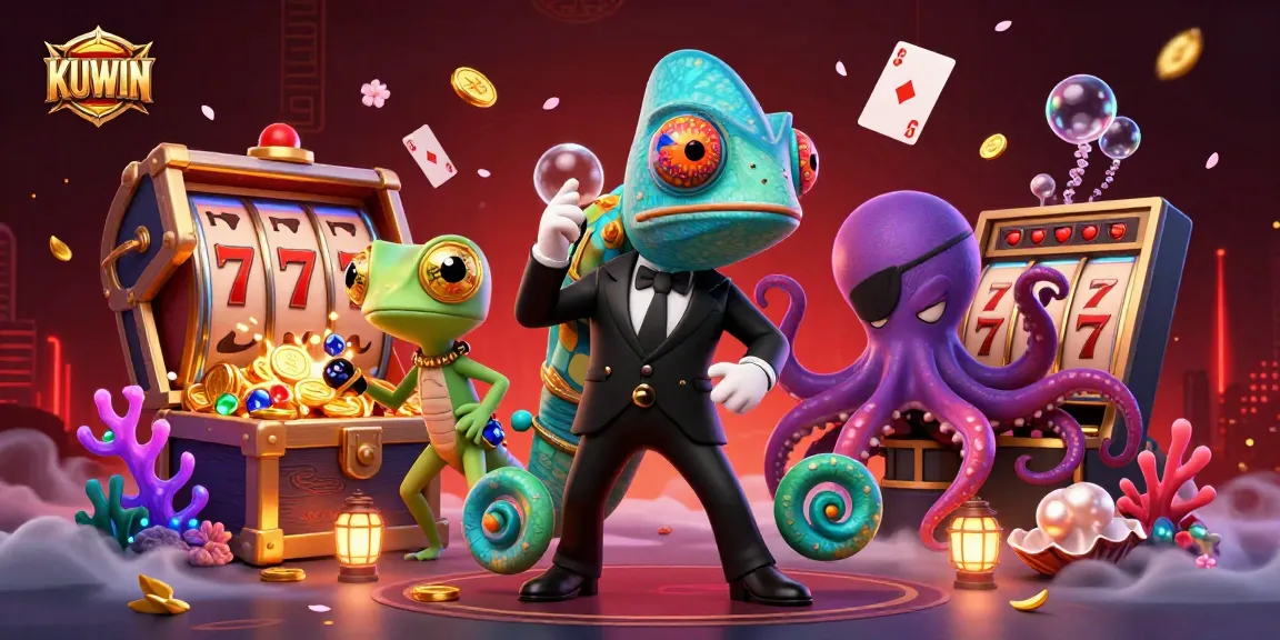 Experience thrilling gameplay with KUWIN's dynamic casino adventure featuring vibrant characters and rich elements.