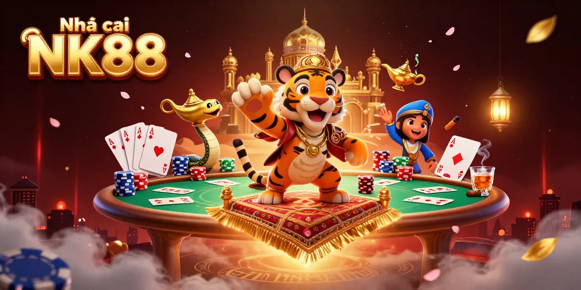 Experience thrilling gameplay at Nhà cái NK88 while enjoying rich casino elements and vibrant characters.